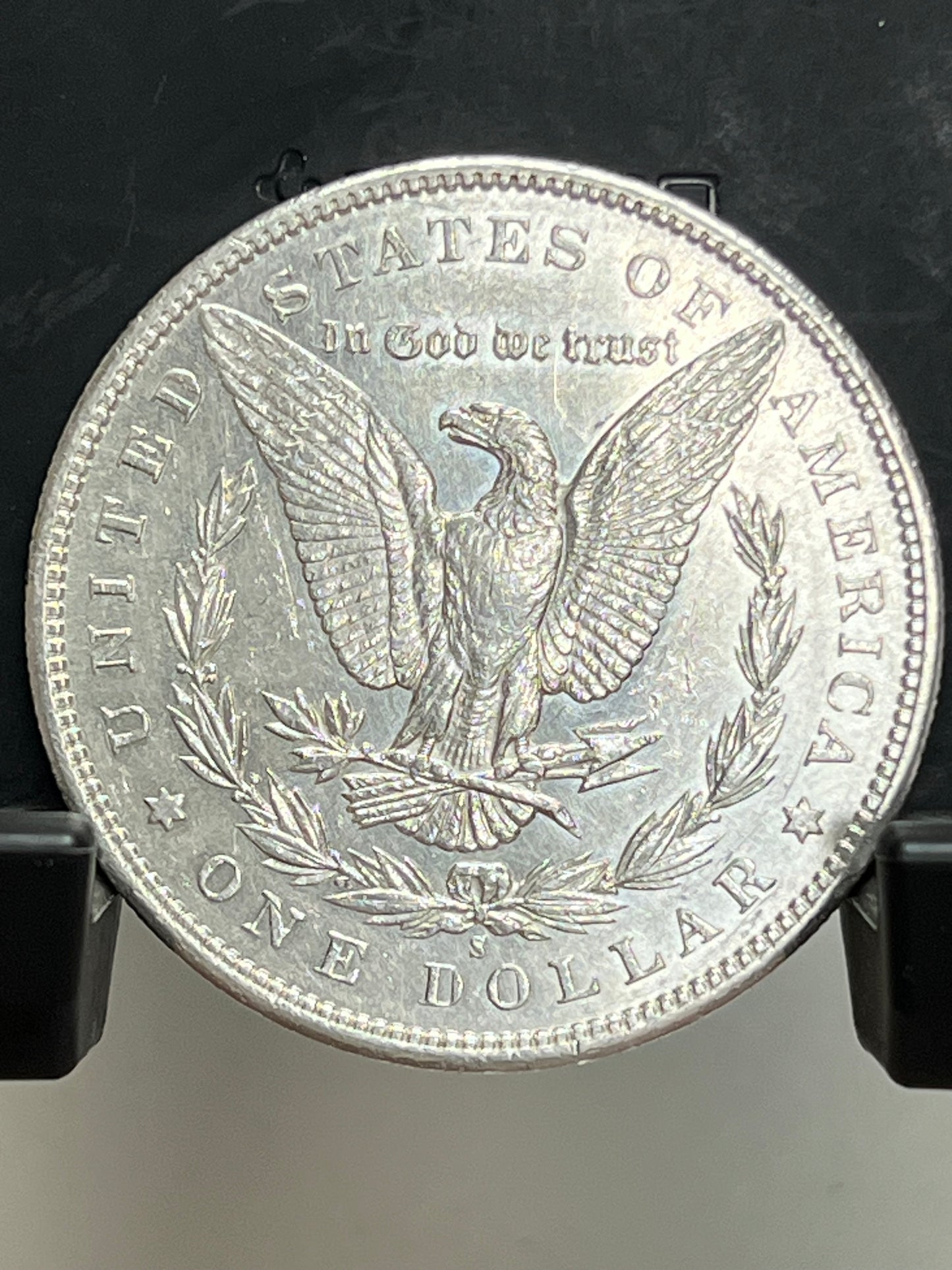 1897-S Morgan Silver Dollar Choice About Uncirculated Mirror Proof-Like Cartwheel Luster