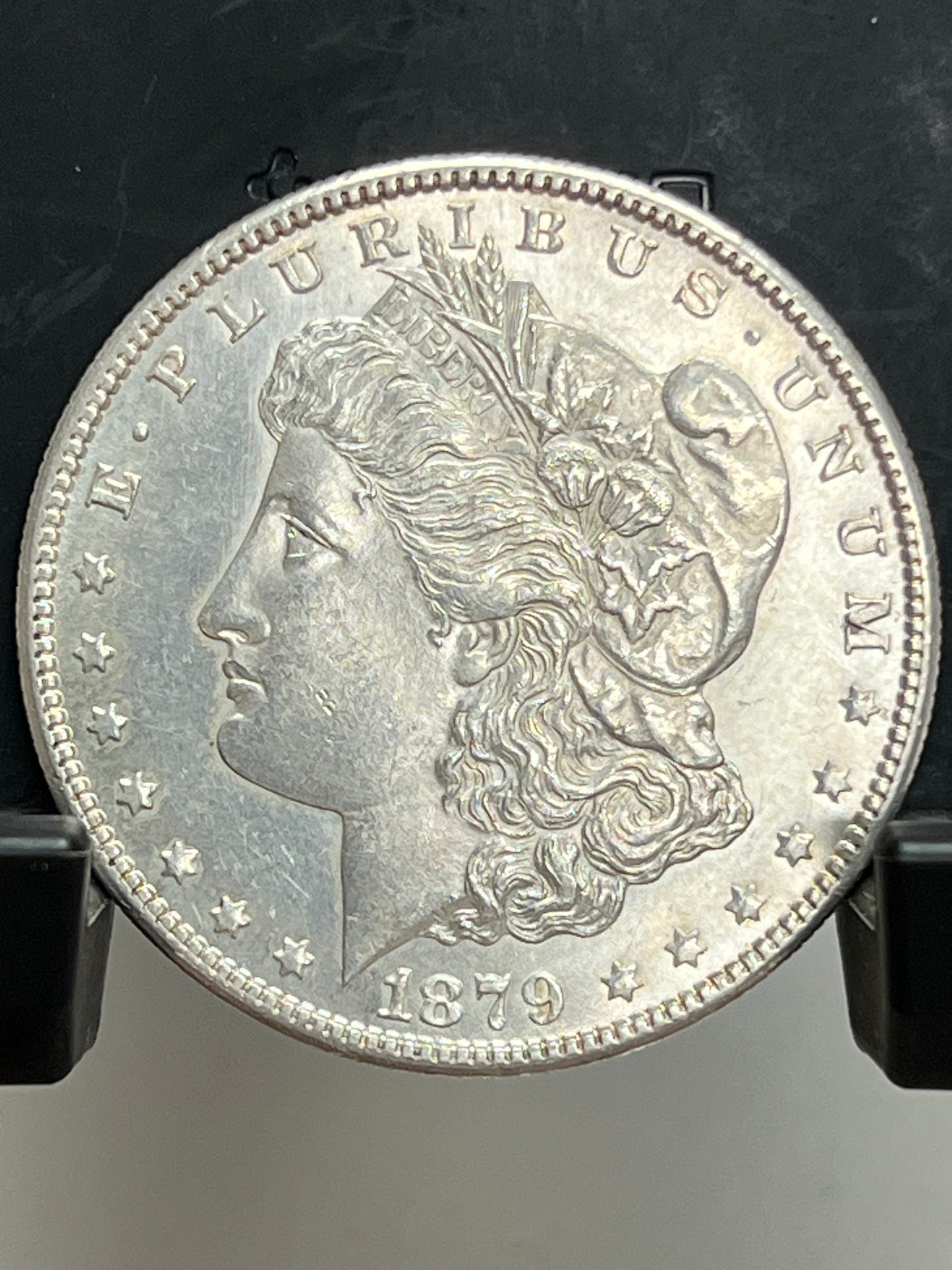 1879-S Morgan Silver Dollar Gem Brilliant Uncirculated Deep Mirror Proof-Like Mint State Cartwheel Luster