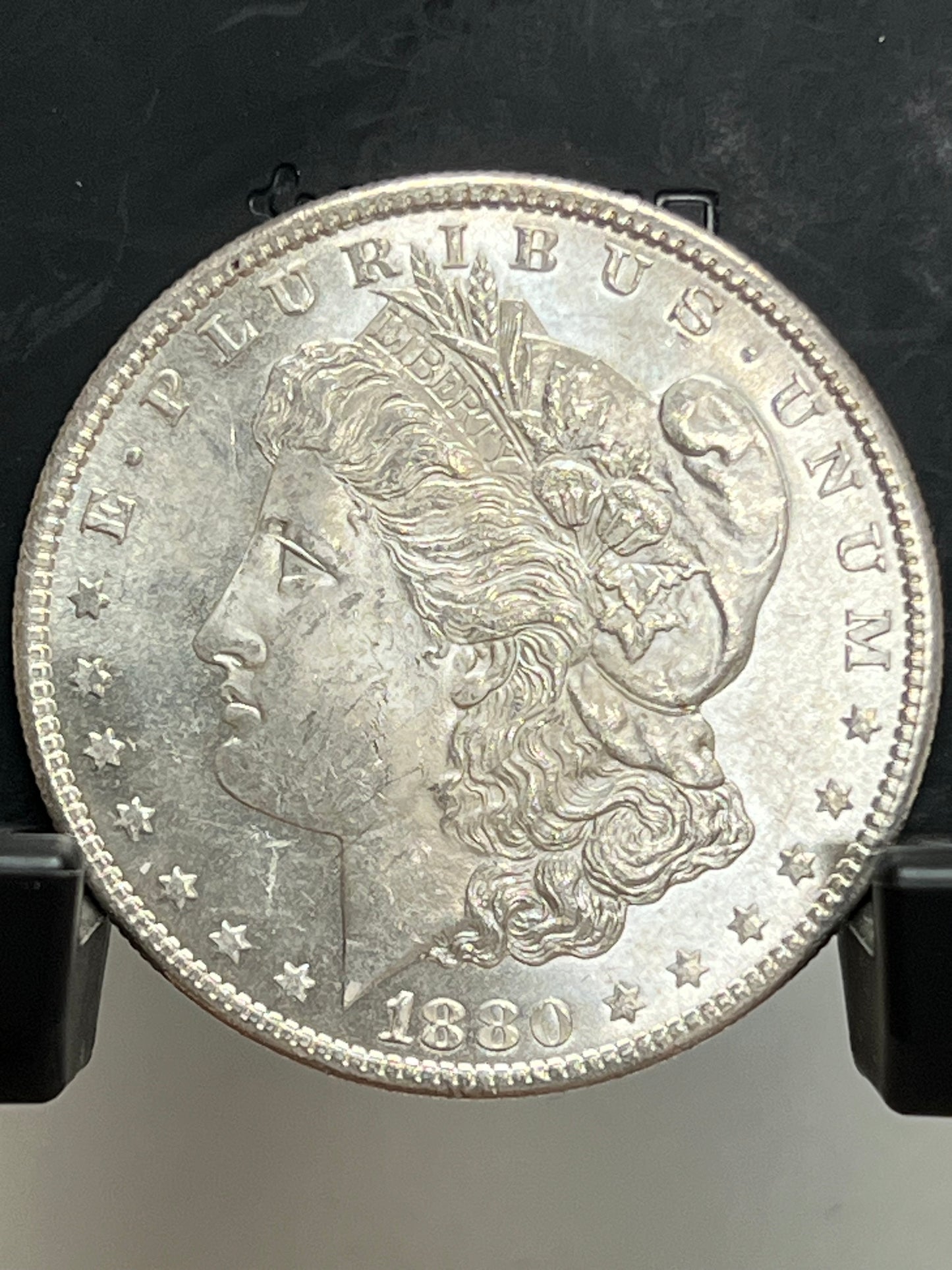 1880-S Morgan Silver Dollar Gem Brilliant Uncirculated Deep Mirror Proof-Like Mint State Cartwheel Luster