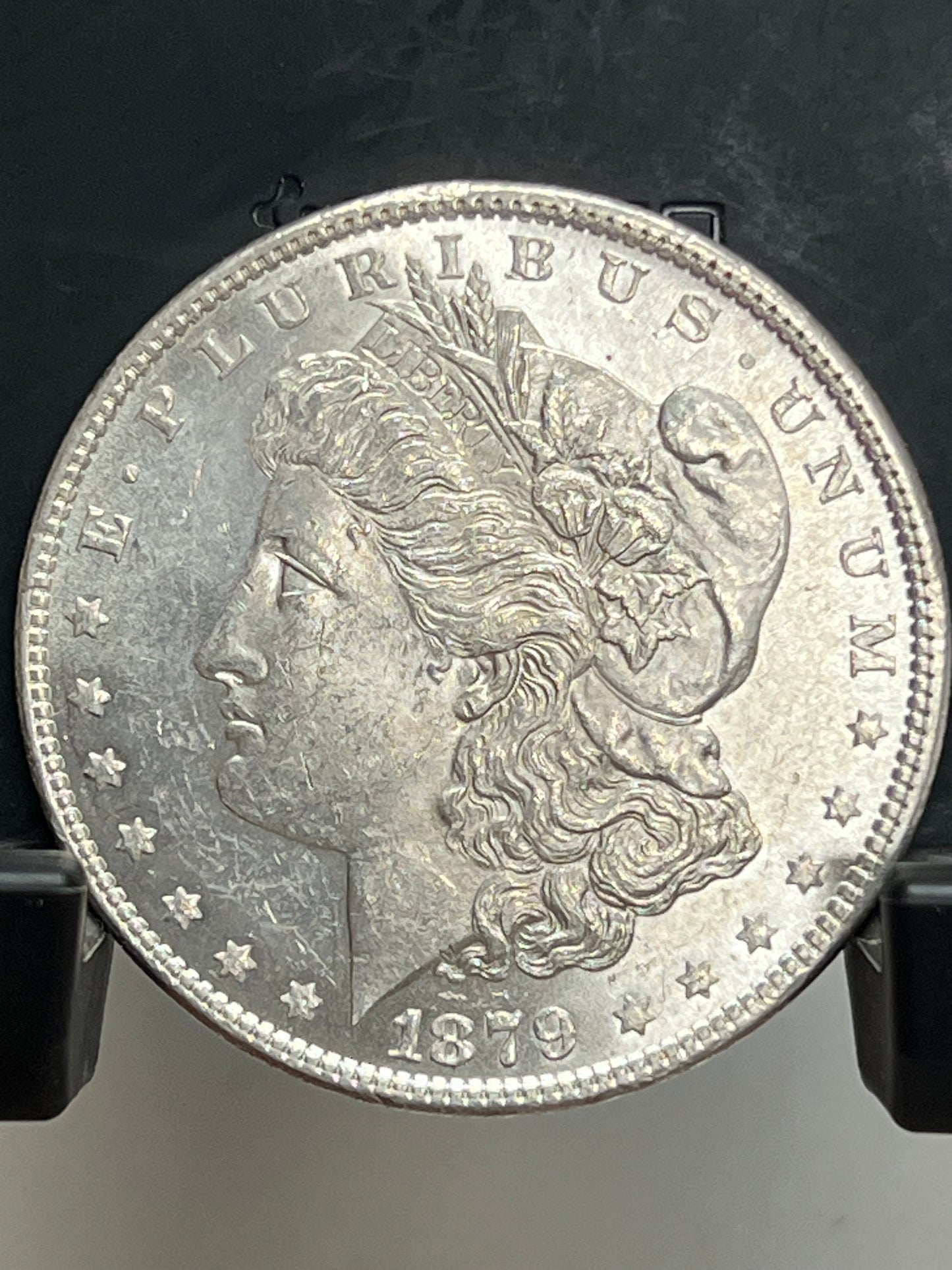 1879-P Morgan Silver Dollar Gem Brilliant Uncirculated Mint State Deep Mirror Proof-Like Cartwheel Luster