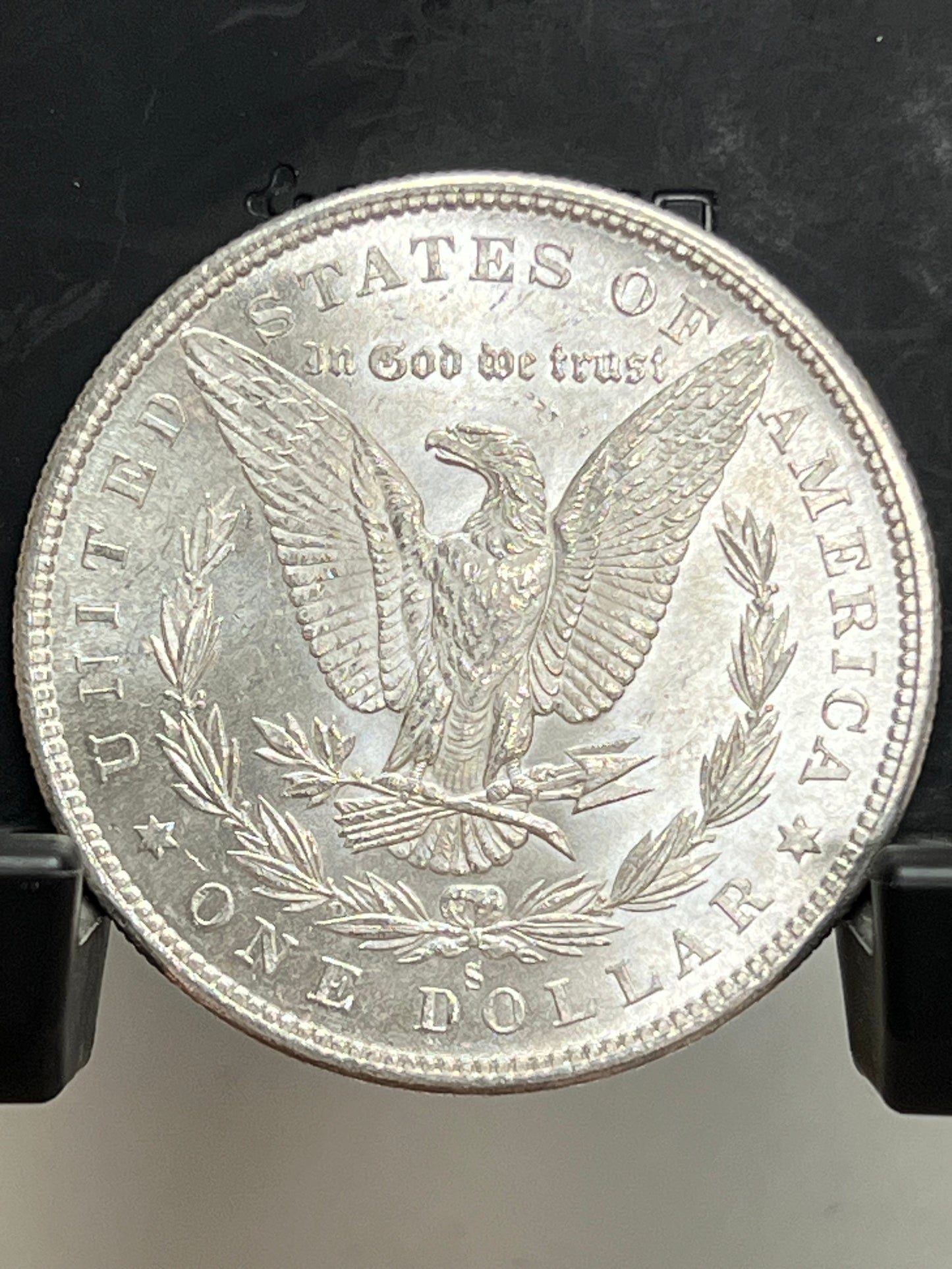 1880-S Morgan Silver Dollar Gem Brilliant Uncirculated Deep Mirror Proof-Like Mint State Cartwheel Luster