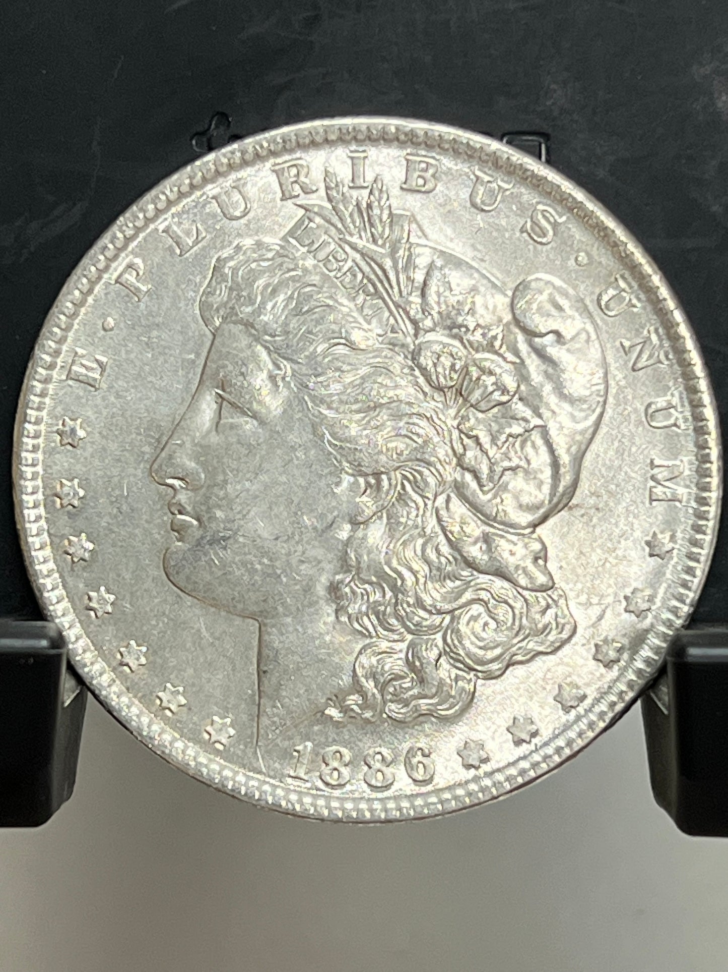 1886-P Morgan Silver Dollar Gem Brilliant Uncirculated Deep Mirror Proof-Like Mint State Cartwheel Luster