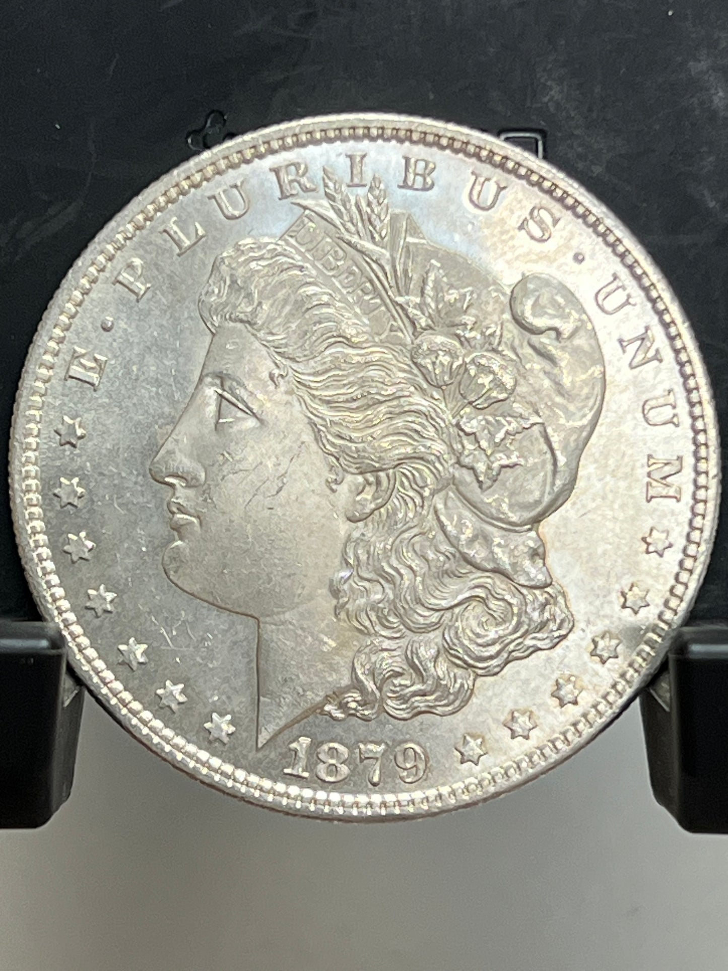 1879-S Morgan Silver Dollar Gem Brilliant Uncirculated Deep Mirror Proof-Like Mint State Cartwheel Luster