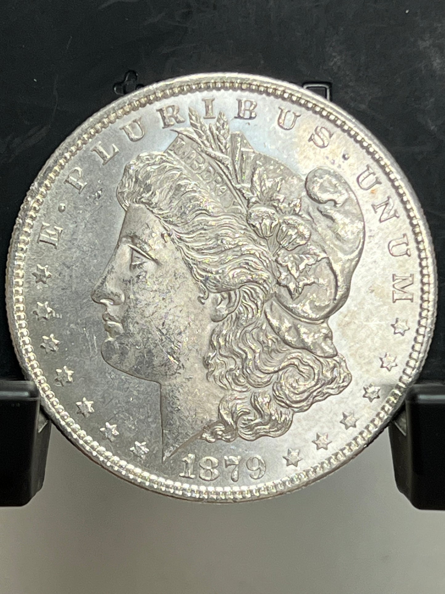 1879-S Morgan Silver Dollar Gem Brilliant Uncirculated Deep Mirror Proof-Like Mint State Cartwheel Luster