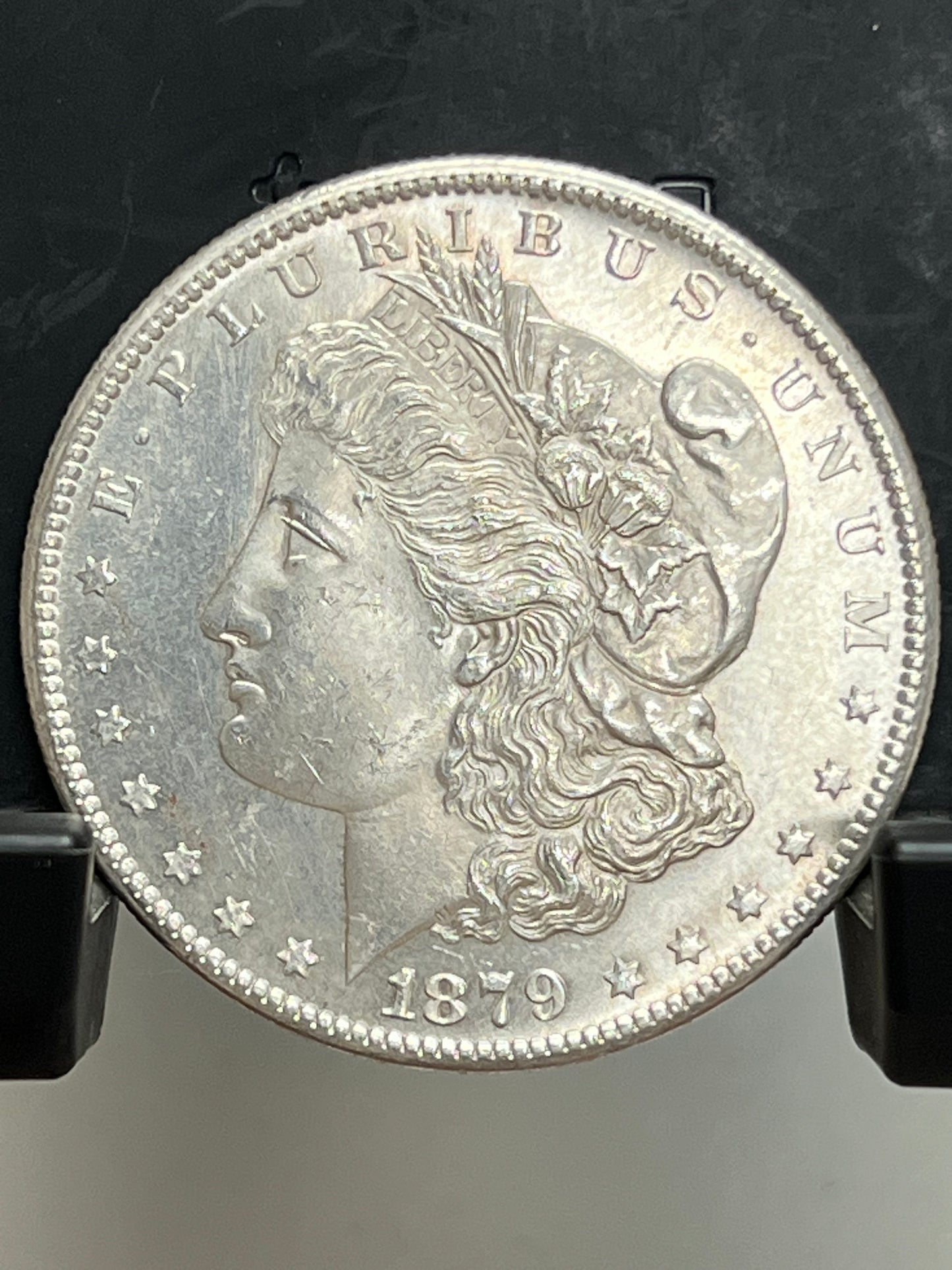 1879-S Morgan Silver Dollar Gem Brilliant Uncirculated Deep Mirror Proof-Like Mint State Cartwheel Luster