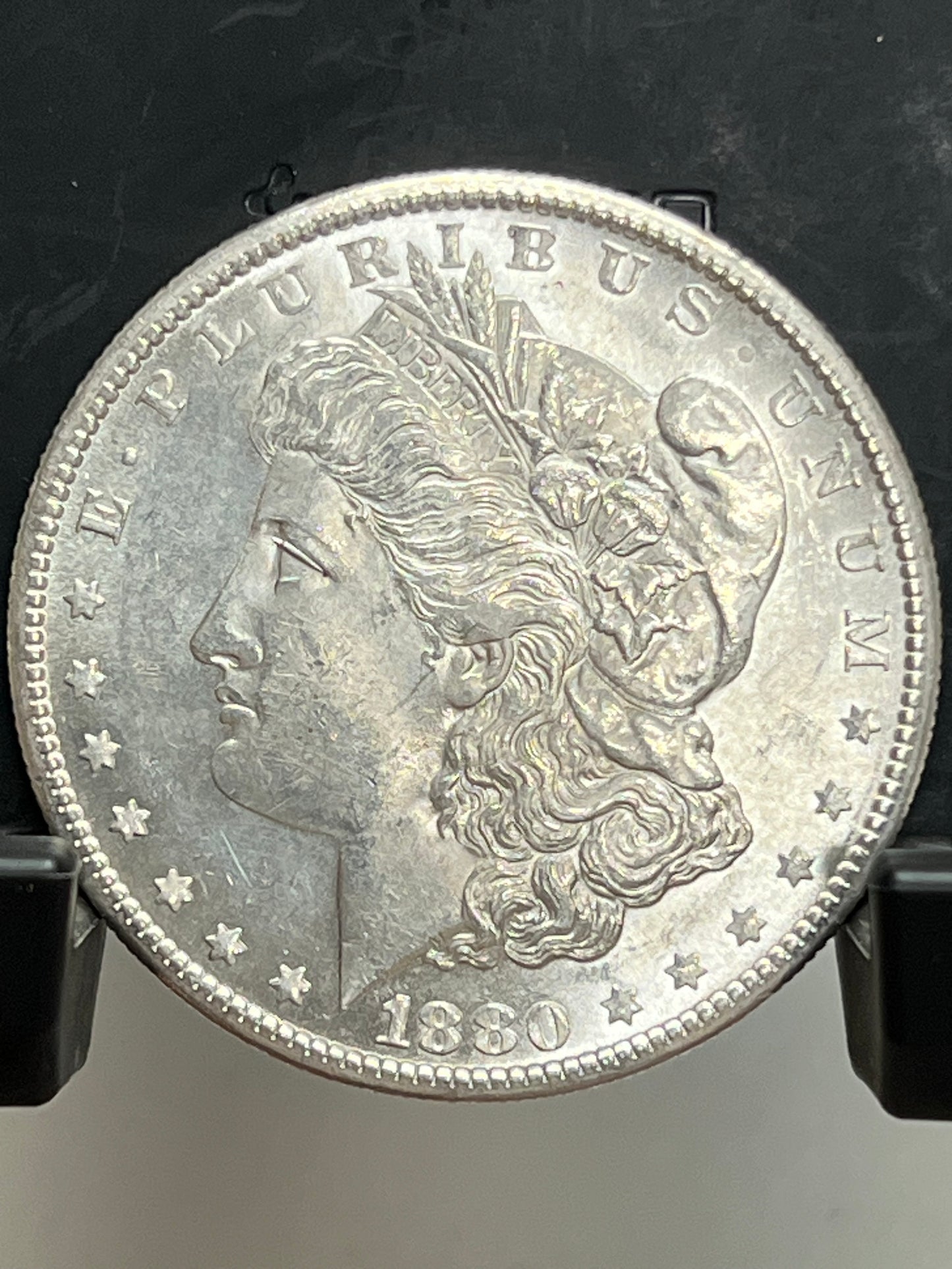 1880-S Morgan Silver Dollar Gem Brilliant Uncirculated Deep Mirror Proof-Like Mint State Cartwheel Luster