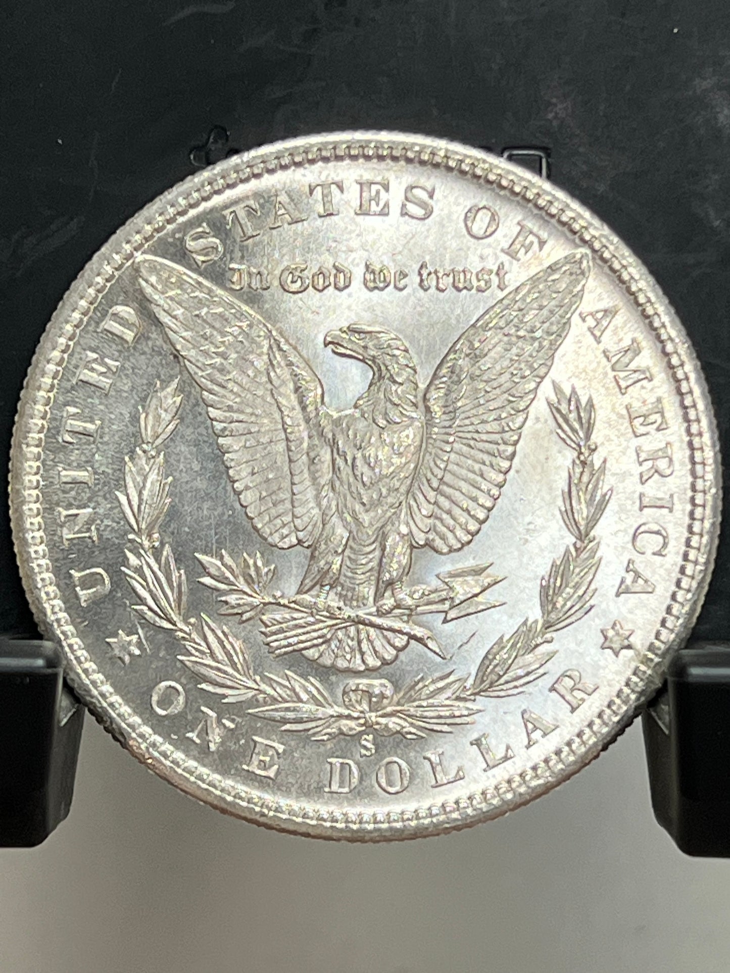 1880-S Morgan Silver Dollar Gem Brilliant Uncirculated Deep Mirror Proof-Like Mint State Cartwheel Luster