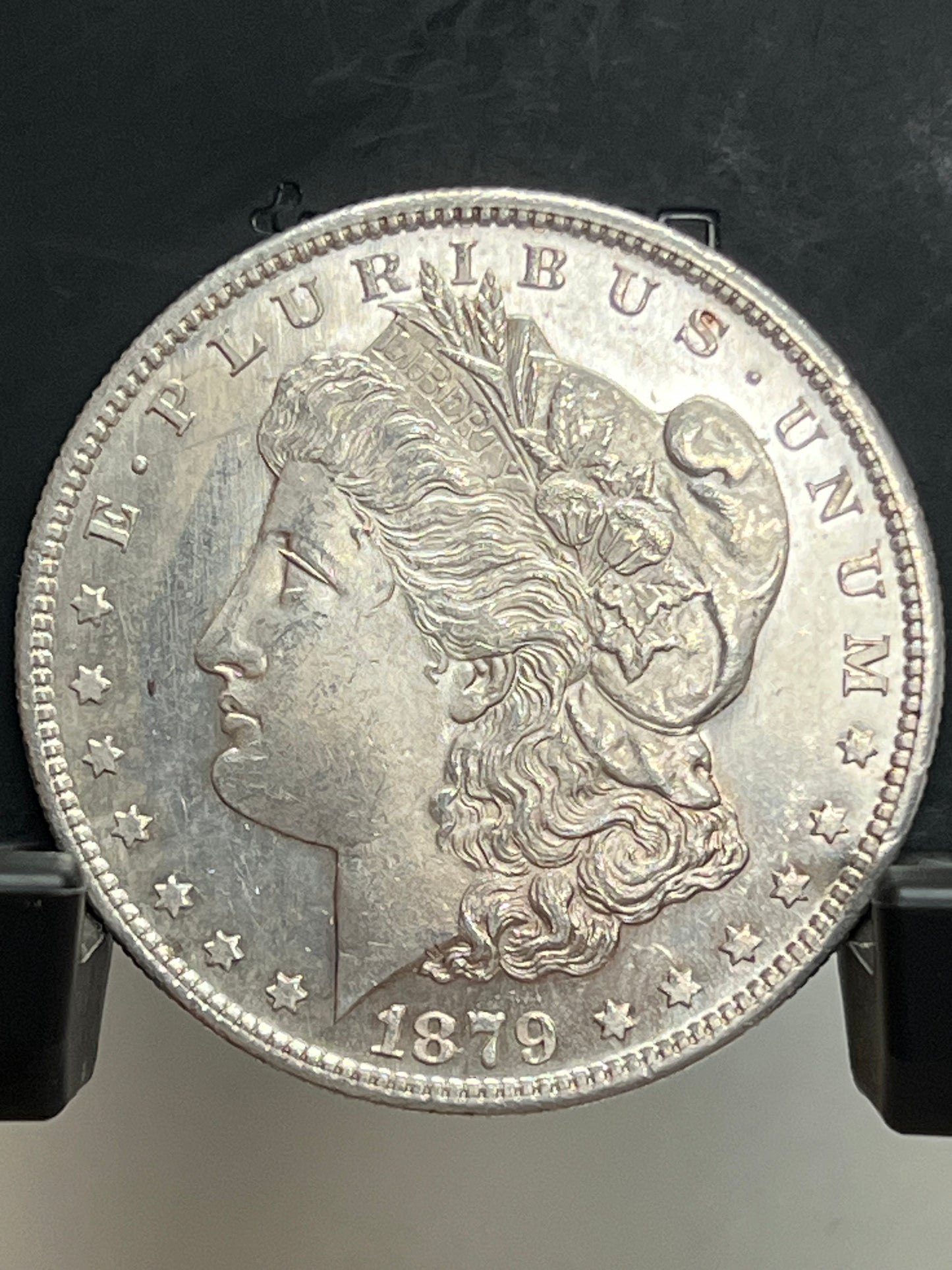 1879-P Morgan Silver Dollar Gem Brilliant Uncirculated Deep Mirror Proof-Like Mint State Cartwheel Luster